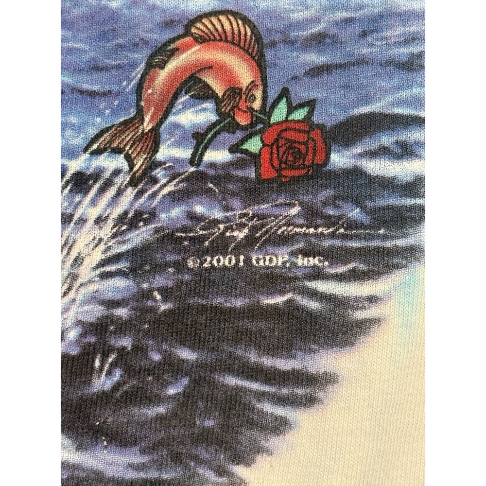Vintage Grateful Dead Ship Of Fools Shirt Delta Pro Tag Cutoff Size XL 2001 - Picture 2 of 6